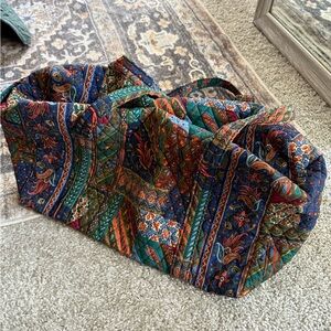 Vera Bradley Medley 90's Large Original Duffle Bag RARE